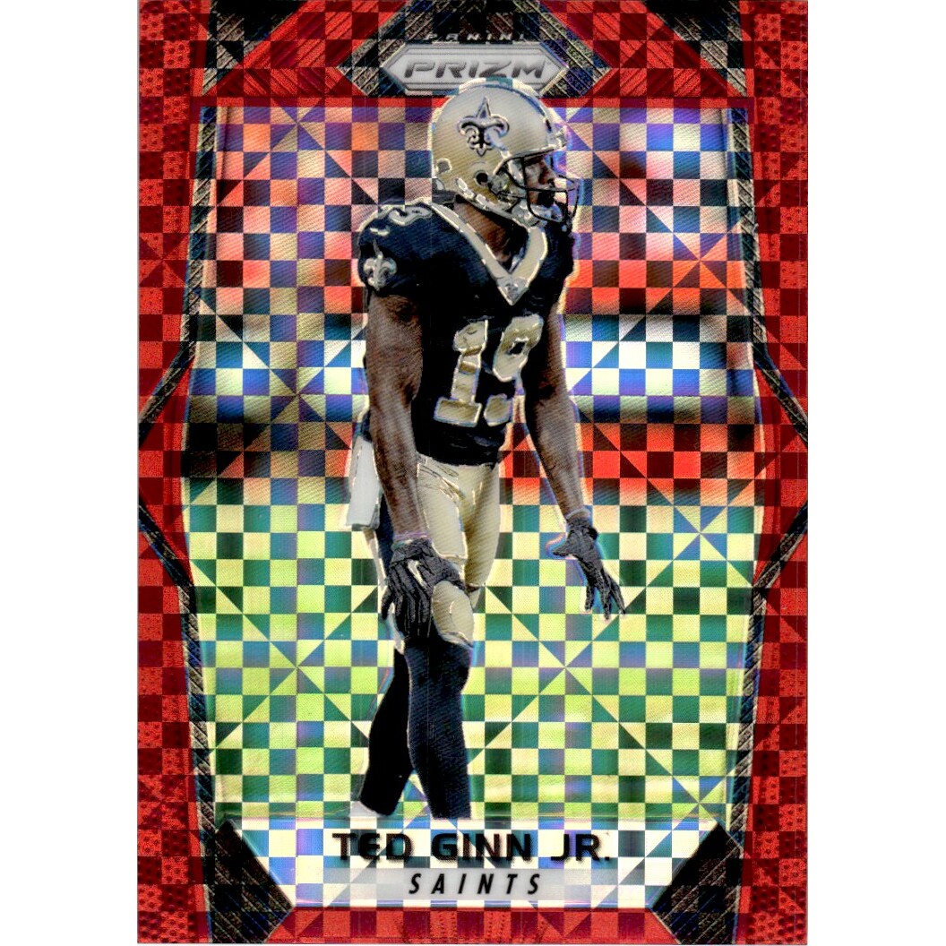 2017 Panini Prizm Prizms Red Power #166 Ted Ginn Jr.