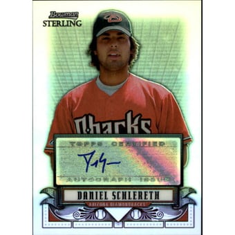 2008 Bowman Sterling Prospects Refractors #DS Daniel Schlereth AU