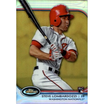 2012 Finest Gold Refractors #33 Steve Lombardozzi