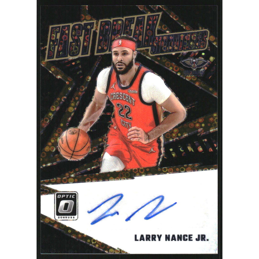 2023-24 Donruss Optic Fast Break Signatures #68 Larry Nance Jr. 2023-24 Donruss Optic Fast Break Signatures #68 Larry Nance Jr.