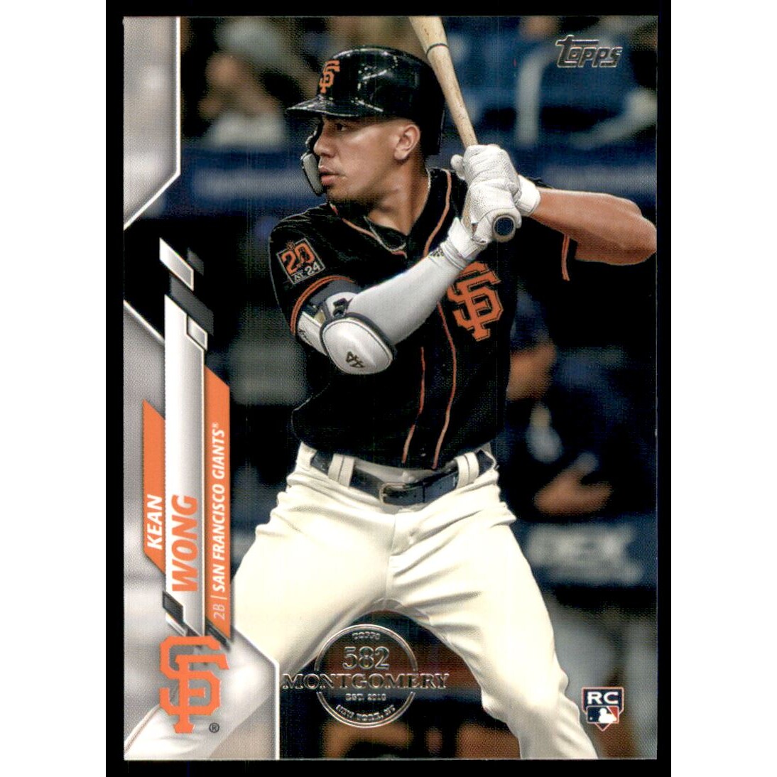 2020 Topps Factory Set 582 Montgomery Club #540 Kean Wong