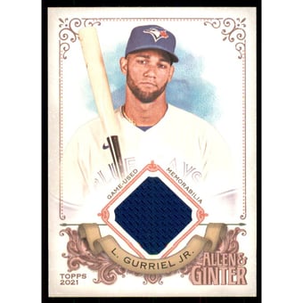 2021 Topps Allen and Ginter Relics #AGALGJ Lourdes Gurriel Jr.