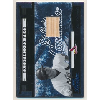 2005 Playoff Prestige Prestigious Pros Material Bat Silver #PP94 Jim Edmonds/50
