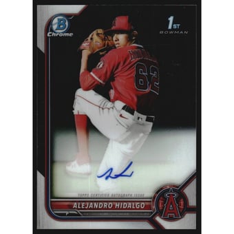 2022 Bowman Chrome Prospect Autographs #CPAAH Alejandro Hidalgo