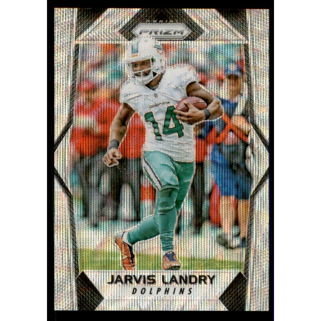 2017 Panini Prizm Prizms Blue Wave #82 Jarvis Landry