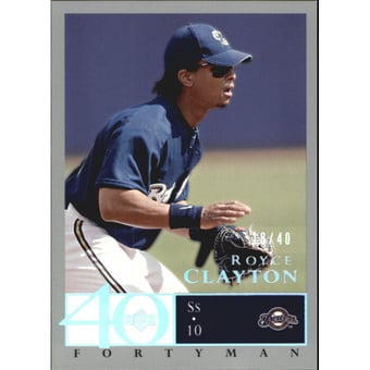 2003 Upper Deck 40-Man Rainbow #417 Royce Clayton