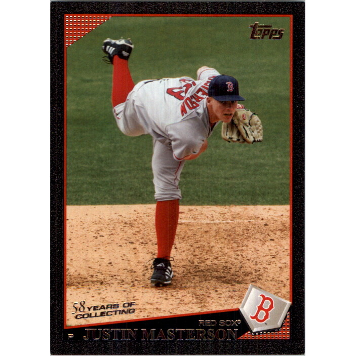 2009 Topps Black #349 Justin Masterson 2009 Topps Black #349 Justin Masterson