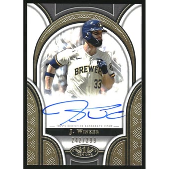 2023 Topps Tier One Prime Performers Autographs #PPAJWI Jesse Winker/299