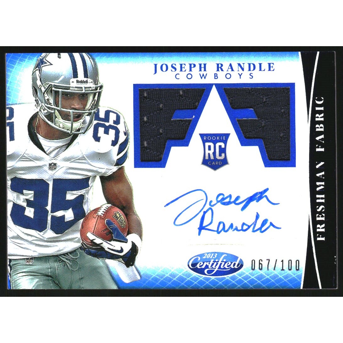 2013 Certified Mirror Blue #315 Joseph Randle JSY AU