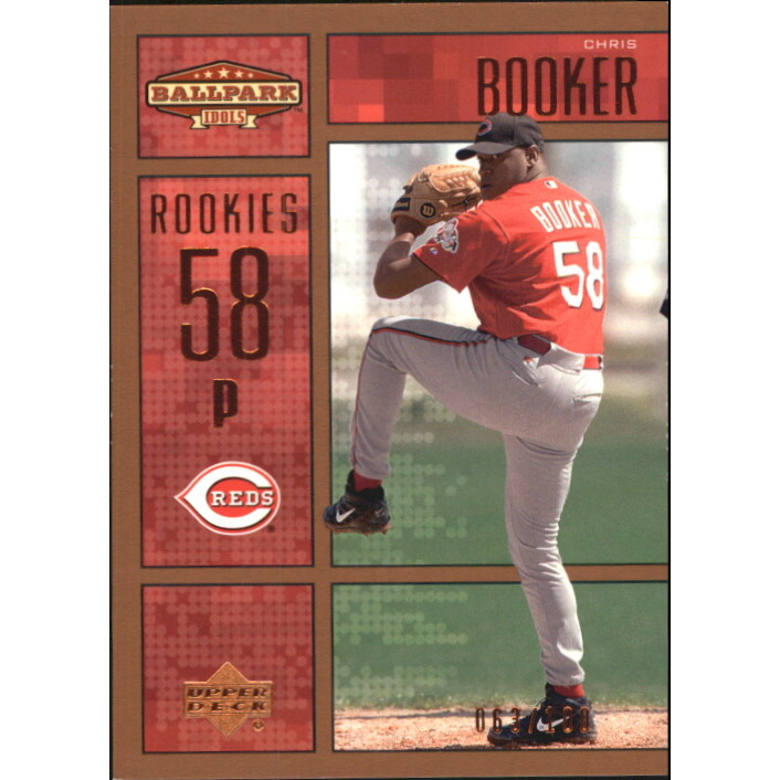2002 Upper Deck Ballpark Idols Bronze #238 Chris Booker ROO. rookie card picture