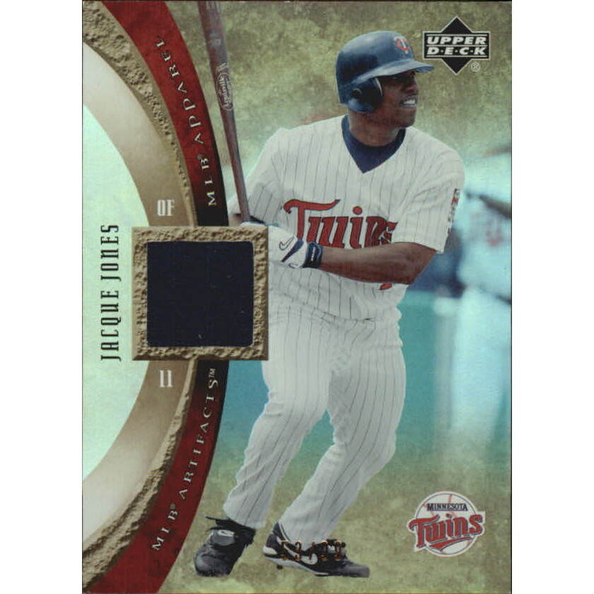 2005 Artifacts MLB Apparel Rainbow #JJ Jacque Jones Jsy/99