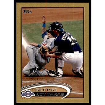 2012 Topps Mini Gold #143 George Kottaras