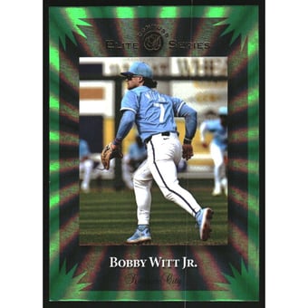 2025 Donruss Elite Series Green Laser #15 Bobby Witt Jr.