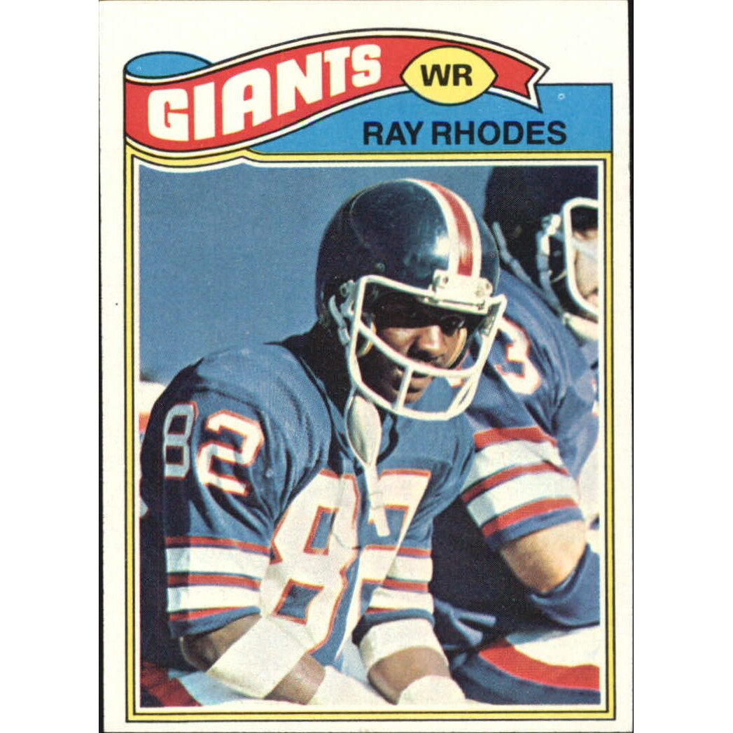 1977 Topps #98 Ray Rhodes RC. rookie card picture