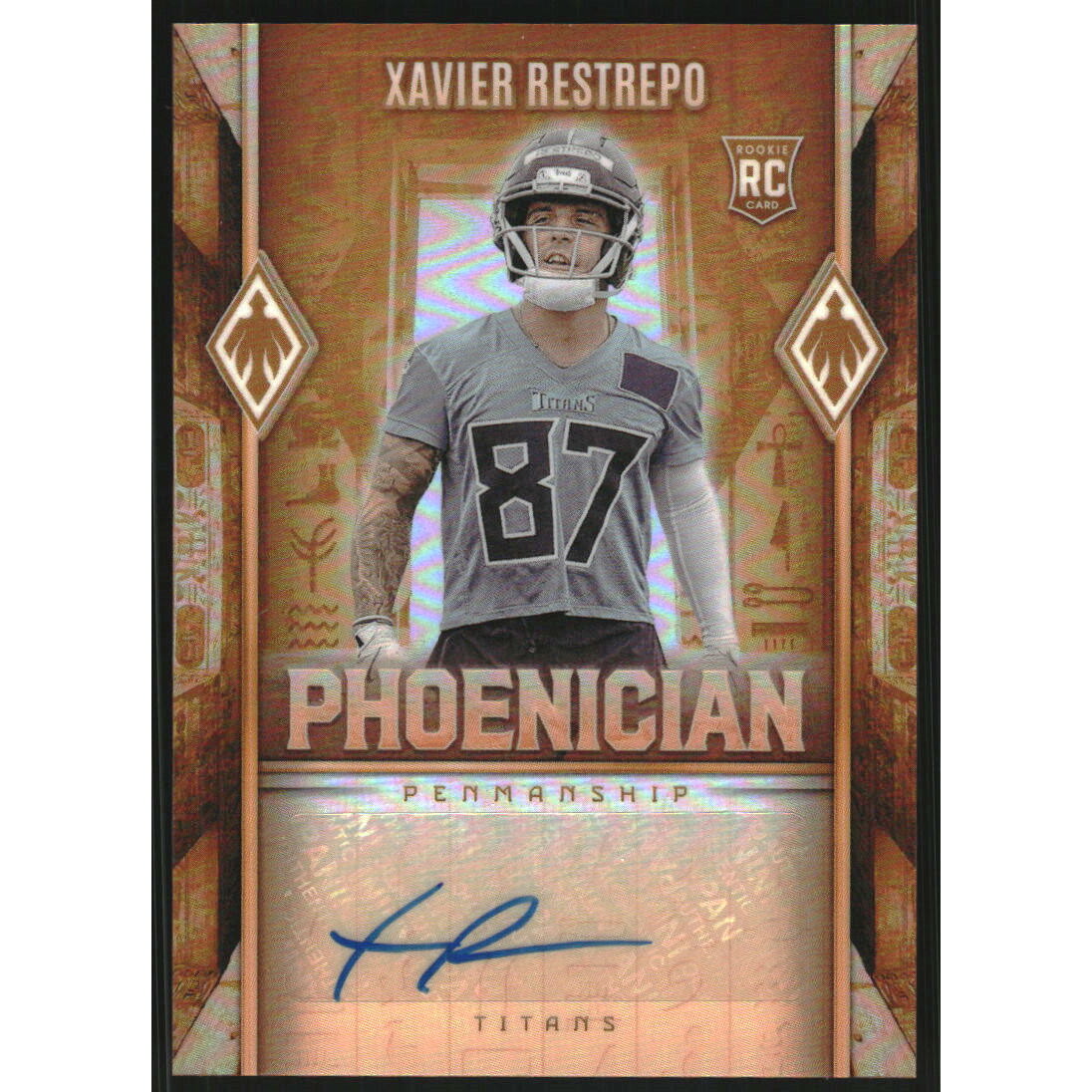 2025 Panini Phoenix Phoenician Penmanship #64 Xavier Restrepo