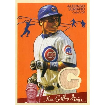 2008 Upper Deck Goudey Memorabilia #AS Alfonso Soriano