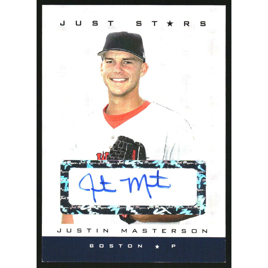 2007 Just Stars Autographs #63 Justin Masterson