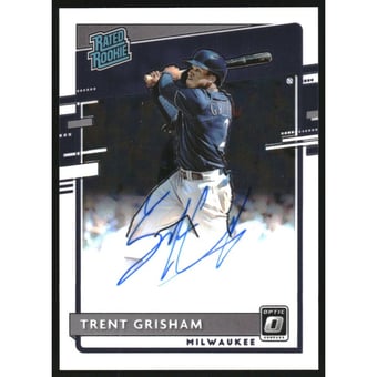 2020 Donruss Optic Rated Rookies Signatures #13 Trent Grisham