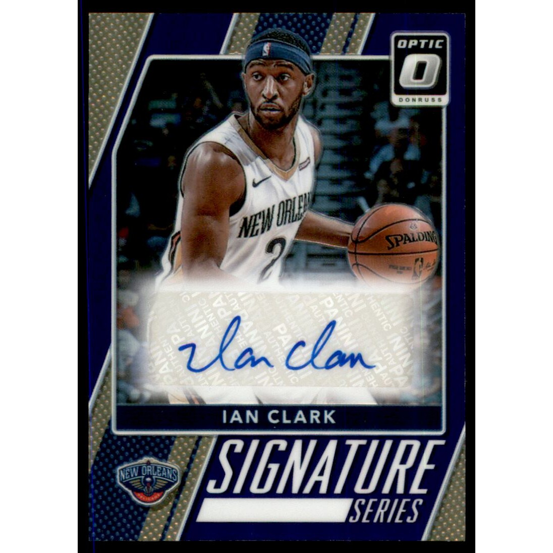 2017-18 Donruss Optic Signature Series Purple #32 Ian Clark. rookie card picture