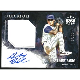 2018 Diamond Kings DK Jumbo Rookie Materials Signatures #11 Anthony Banda/99
