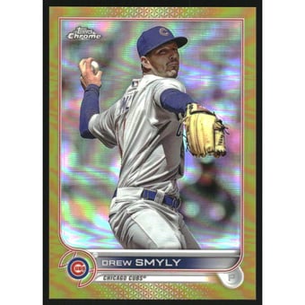 2022 Topps Chrome Update Gold Refractors #USC66 Drew Smyly