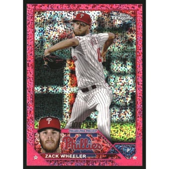 2023 Topps Chrome Magenta Speckle Refractors #20 Zack Wheeler