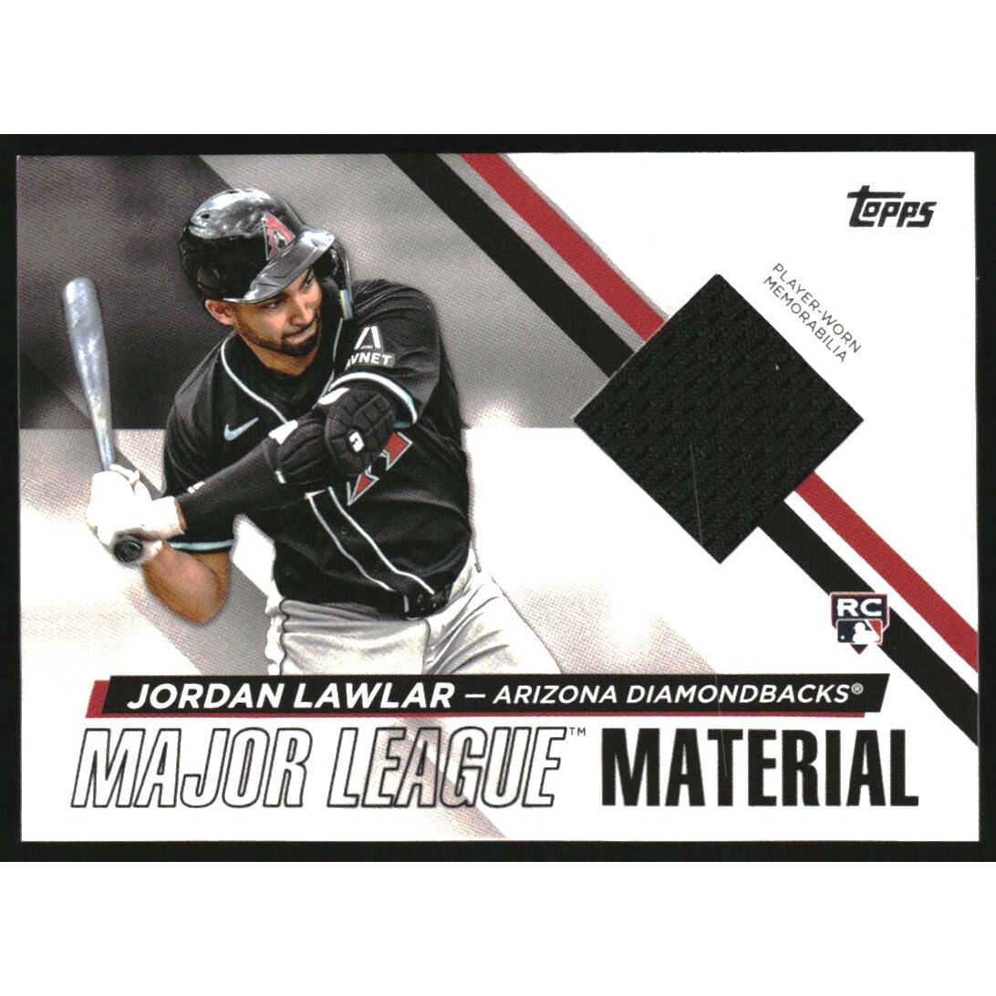 2024 Topps Update Major League Materials #MLMUJL Jordan Lawlar