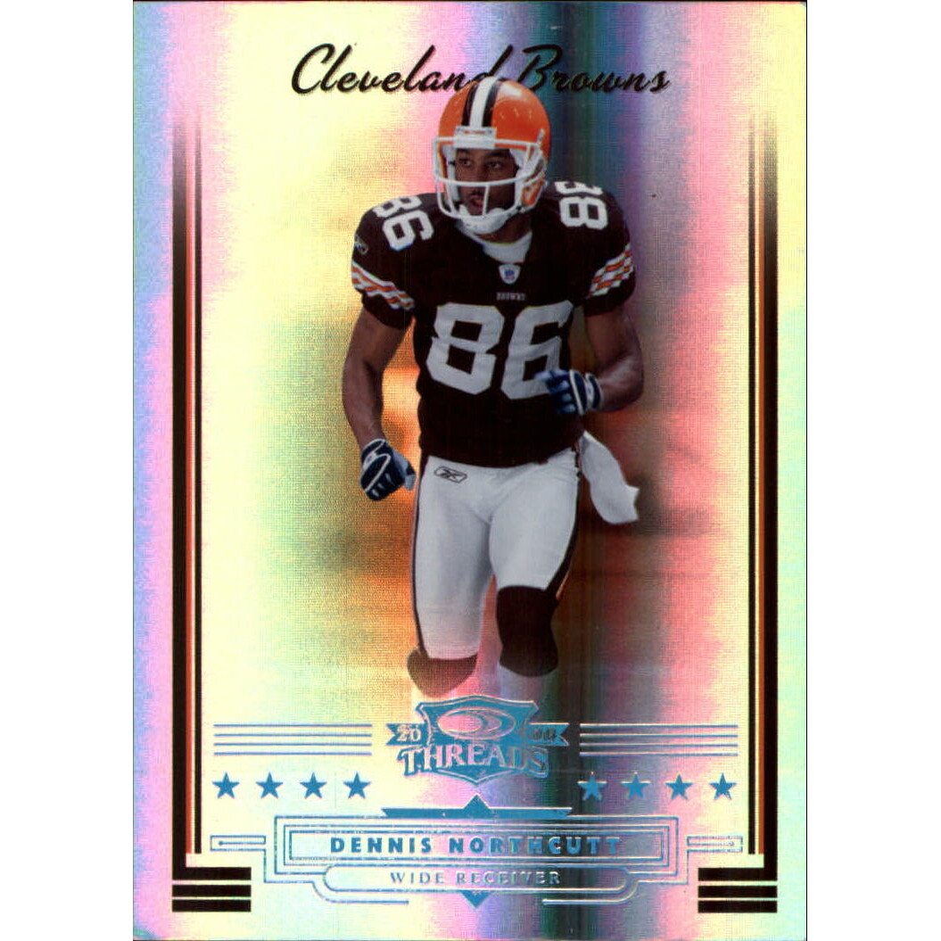 2006 Donruss Threads Platinum Holofoil #150 Dennis Northcutt. rookie card picture