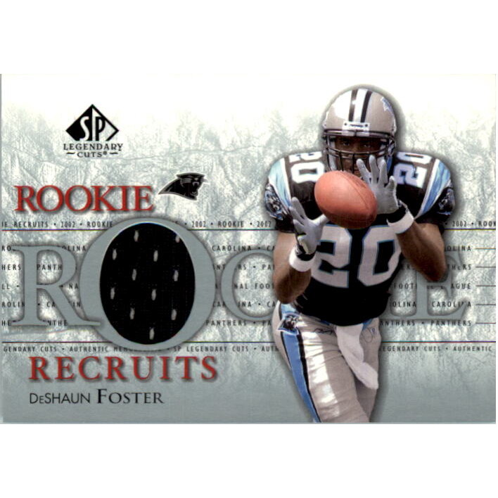 2002 SP Legendary Cuts Rookie Recruits Jerseys #RRFO DeShaun Foster