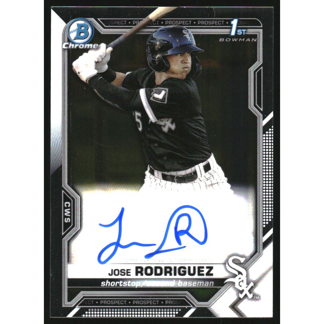2021 Bowman Chrome Prospect Autographs #CPAJRO Jose Rodriguez