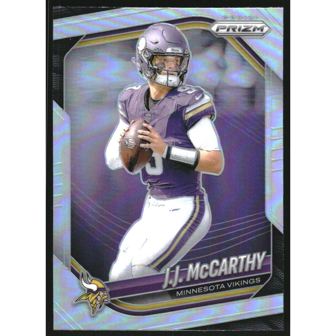 2025 Panini Prizm Prizms Silver #279 J.J. McCarthy