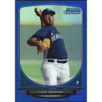 2013 Bowman Chrome Prospects Blue Refractors #BCP215 Luiz Gohara