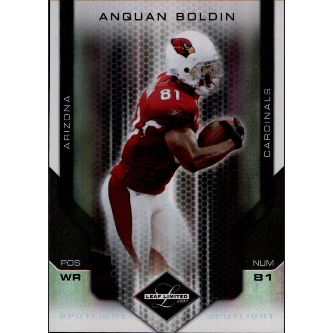 2007 Leaf Limited Silver Spotlight #1 Anquan Boldin