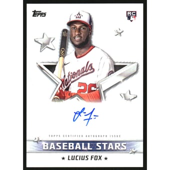 2022 Topps Update Baseball Stars Autographs #BSALF Lucius Fox