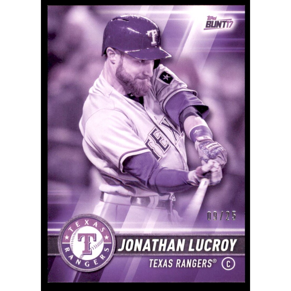 2017 Topps Bunt Purple #91 Jonathan Lucroy