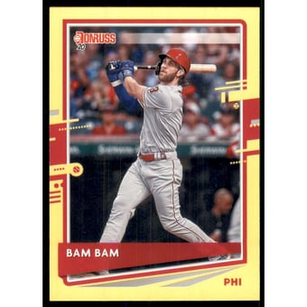 2020 Donruss Yellow Variations #193 Bryce Harper