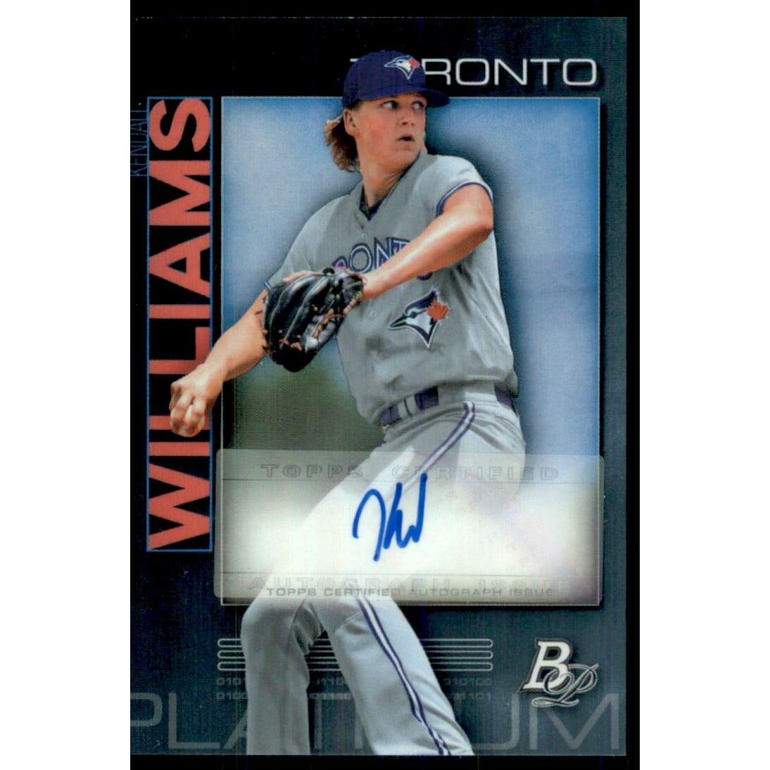 2020 Bowman Platinum Top Prospect Autographs #TOP49 Kendall Williams