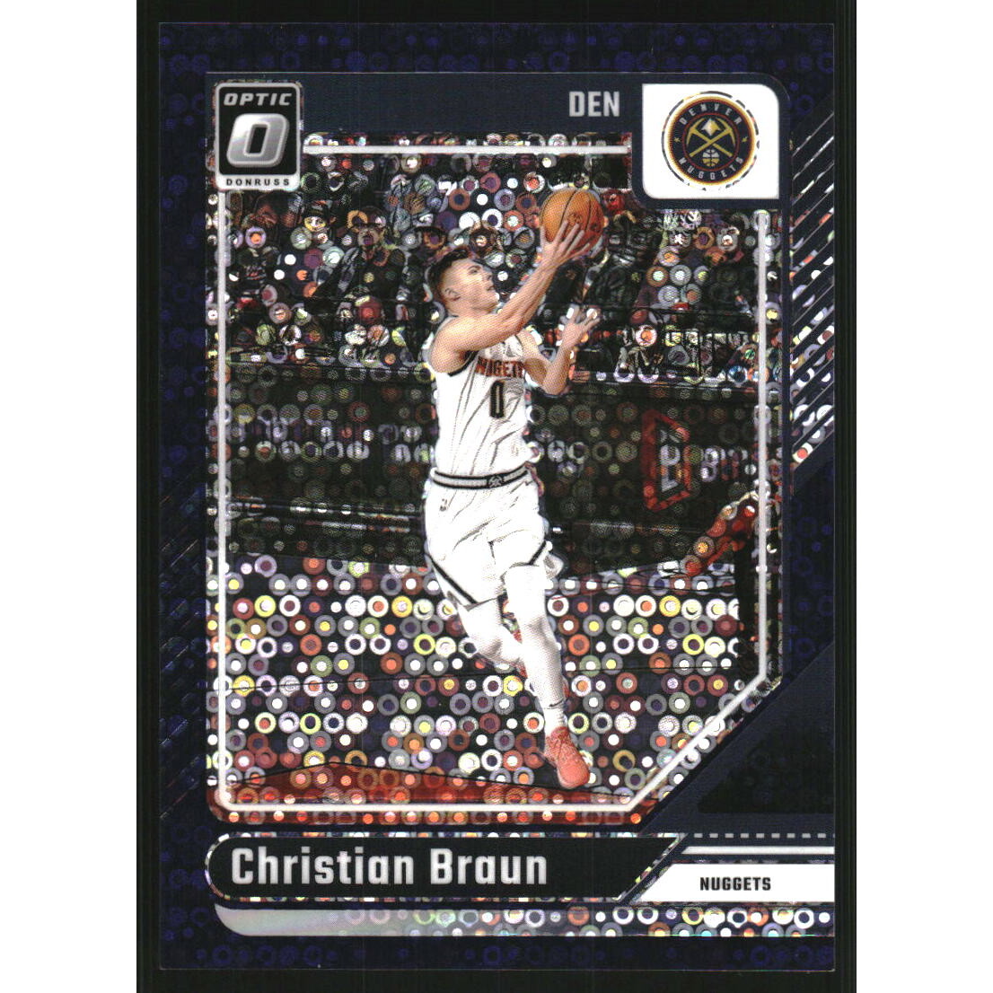 2024-25 Donruss Optic Fast Break Purple #101 Christian Braun