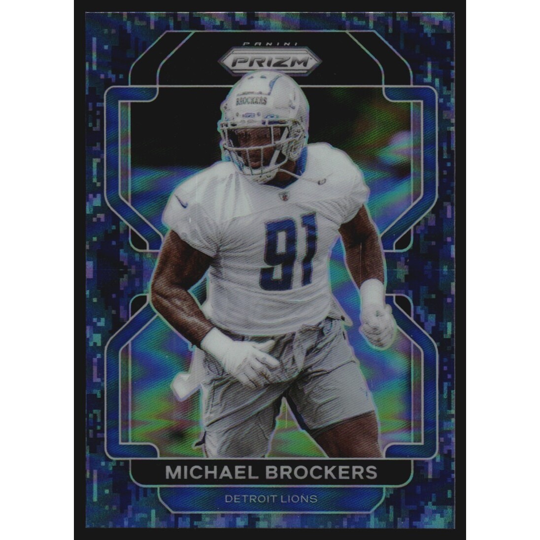 2021 Panini Prizm Prizms Navy Camo #151 Michael Brockers