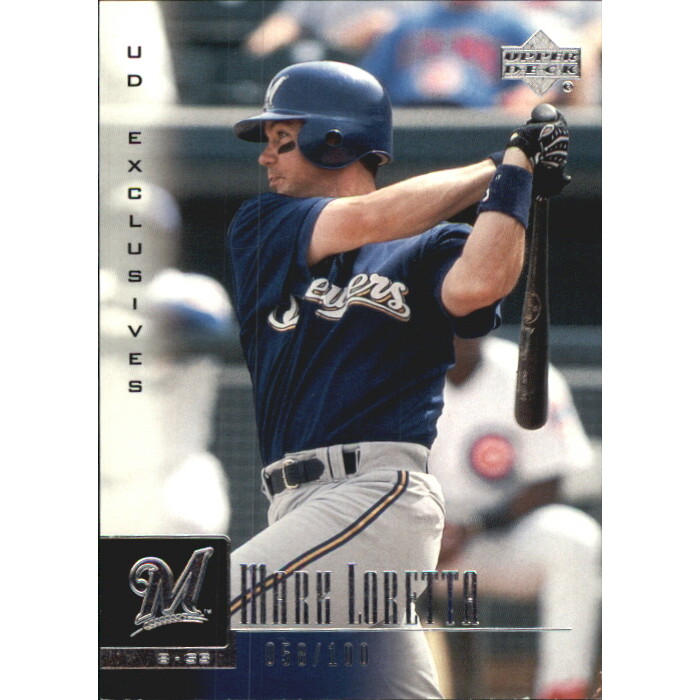 2001 Upper Deck Exclusives Silver #163 Mark Loretta. rookie card picture