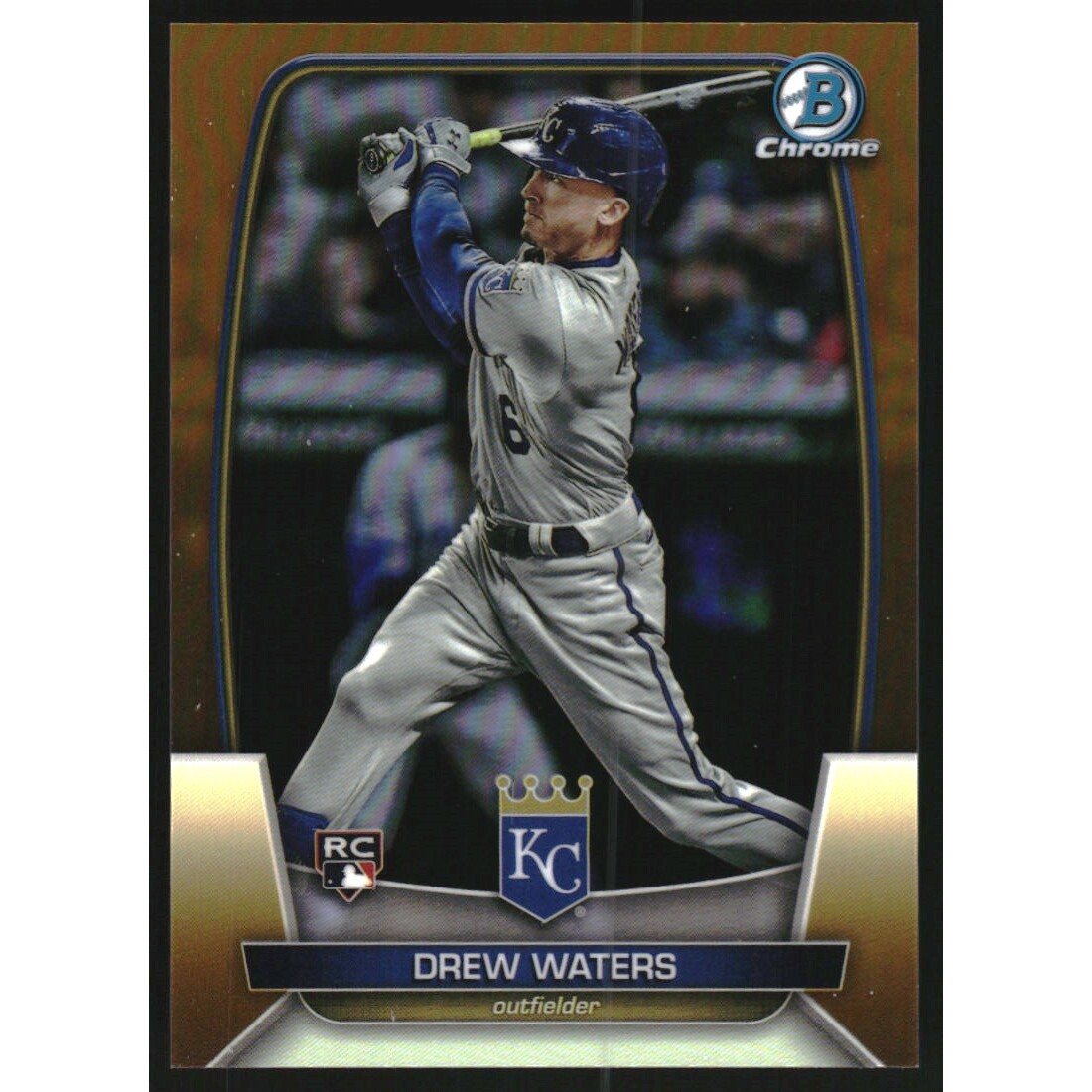 2023 Bowman Chrome Gold Refractors #14 Drew Waters