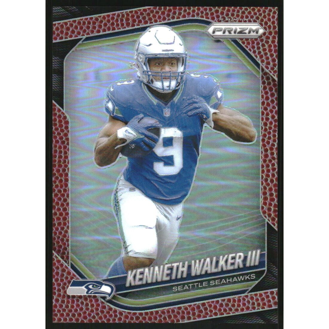 2025 Panini Prizm Prizms Pigskin #272 Kenneth Walker III