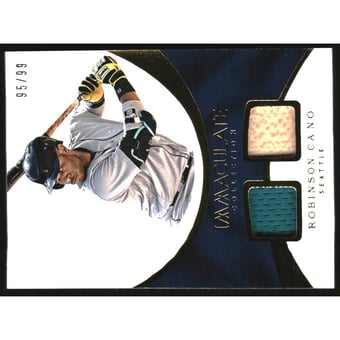 2017 Immaculate Collection Immaculate Duals Memorabilia #19 Robinson Cano/99
