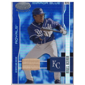 2003 Leaf Certified Materials Mirror Blue Materials #80 Angel Berroa Bat/100