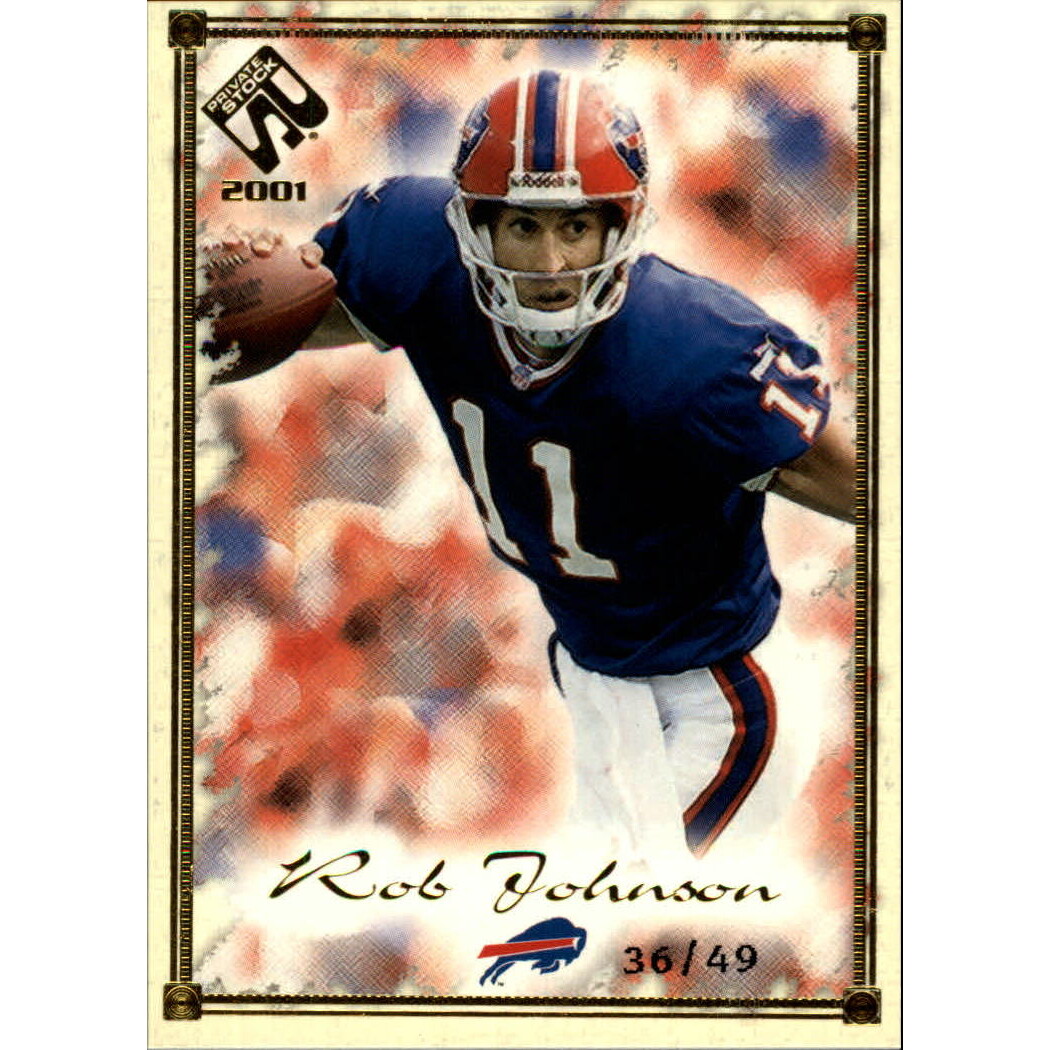 2001 Private Stock Gold Framed #10 Rob Johnson