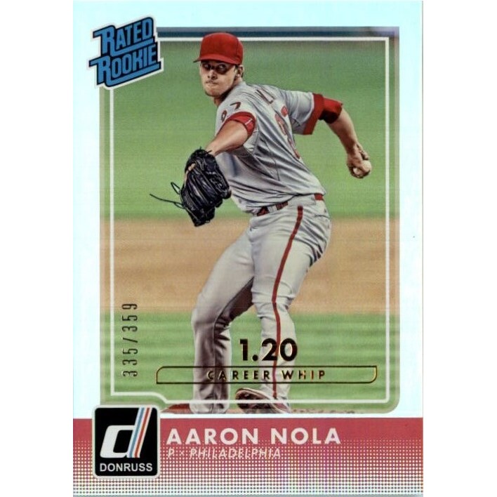 2016 Donruss Stat Line Career #37 Aaron Nola RR/120