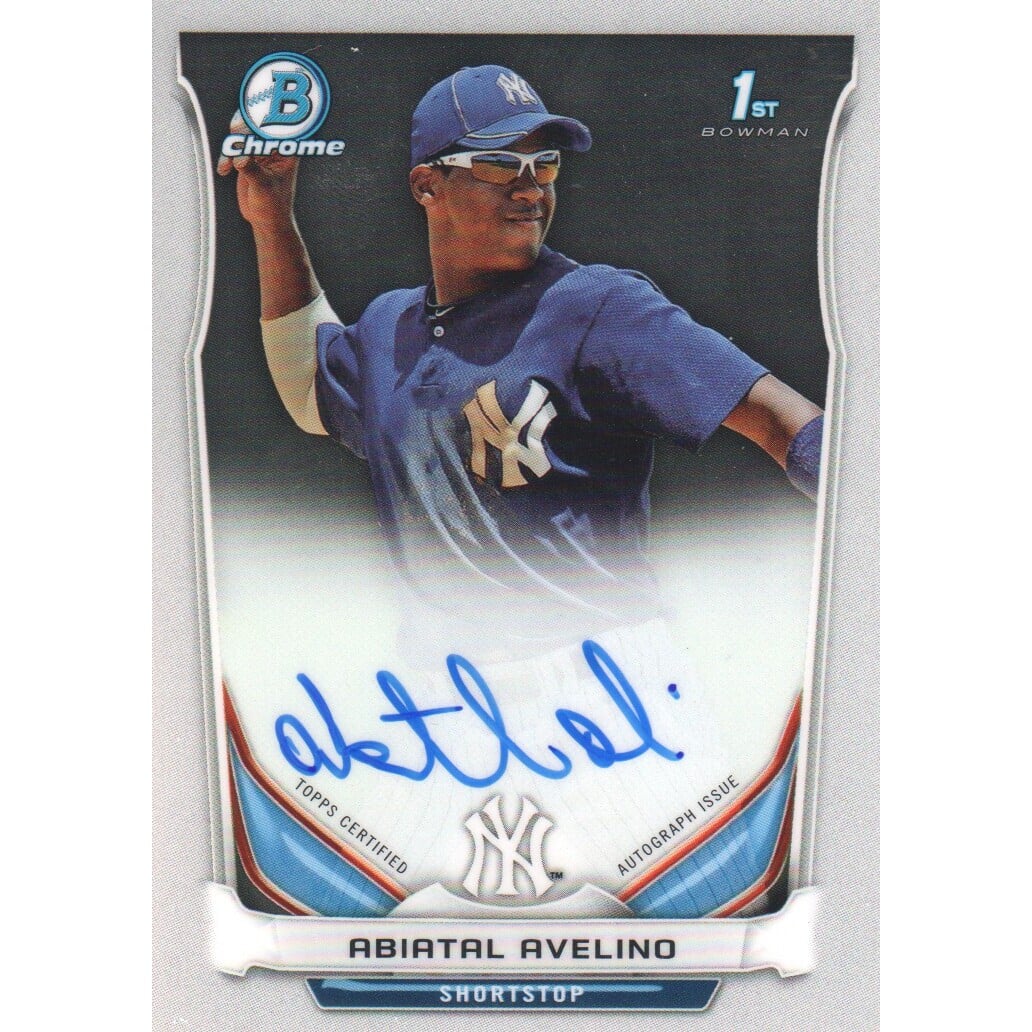 2014 Bowman Chrome Prospect Autographs #BCAPAAV Abiatal Avelino