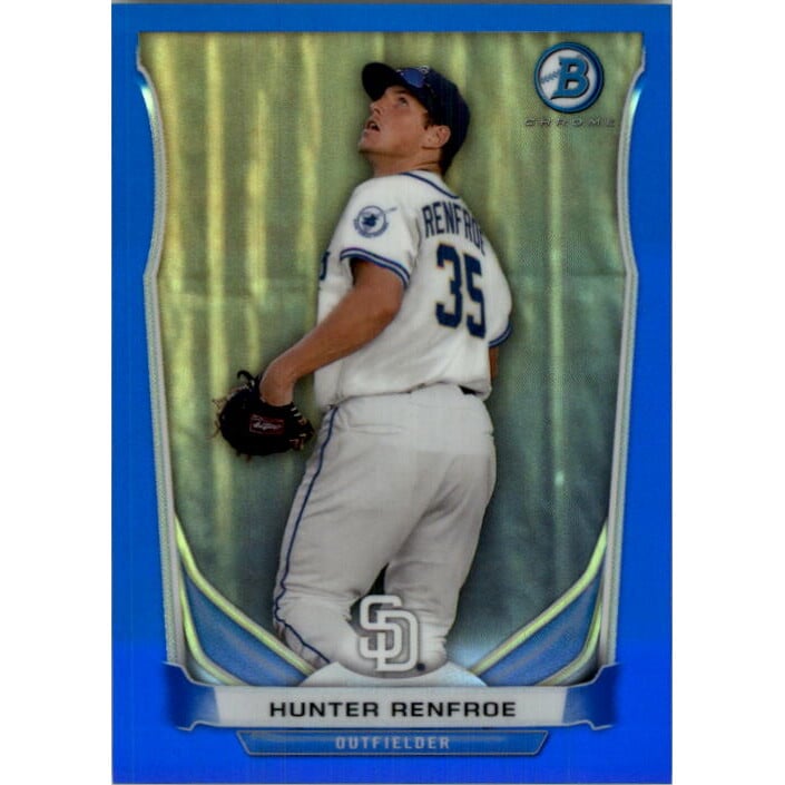 2014 Bowman Chrome Prospects Blue Refractors #BCP52 Hunter Renfroe