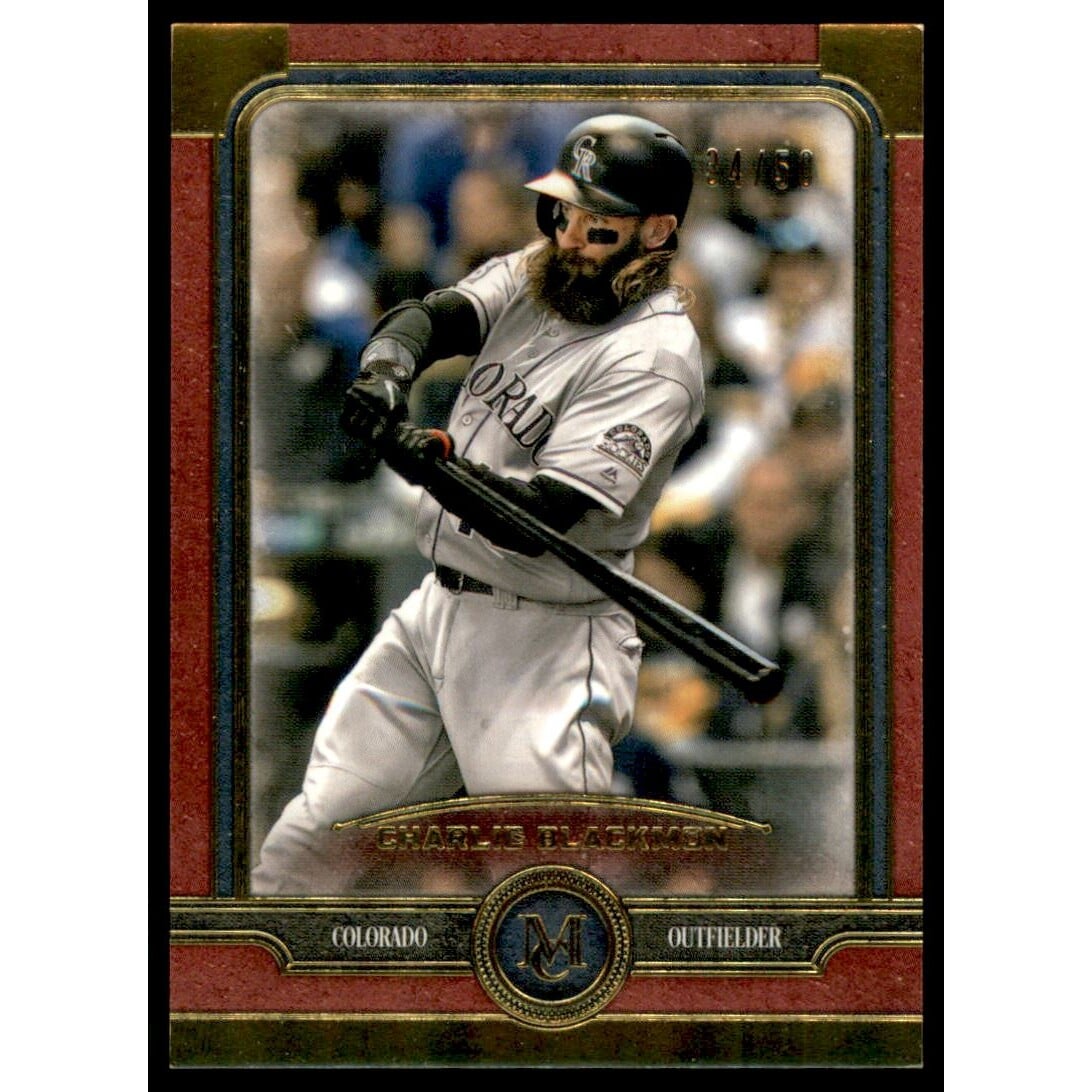 2019 Topps Museum Collection Ruby #34 Charlie Blackmon