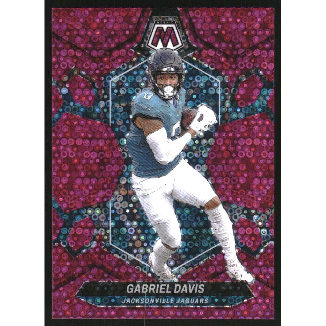 2024 Panini Mosaic Mosaic No Huddle Pink #102 Gabriel Davis